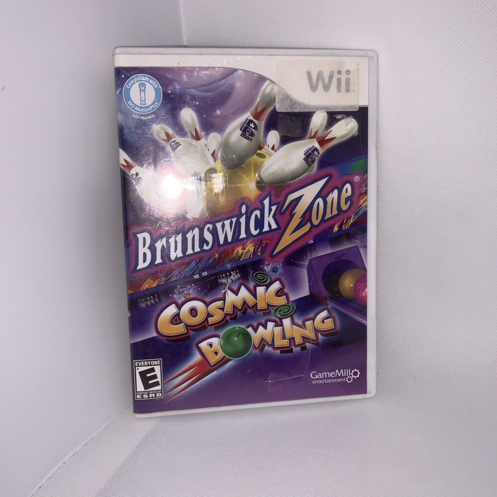 Brunswick Zone Cosmic Bowling Nintendo Wii Complete CIB Tested